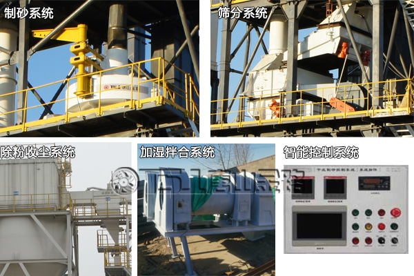 V9製砂生產線主要組成