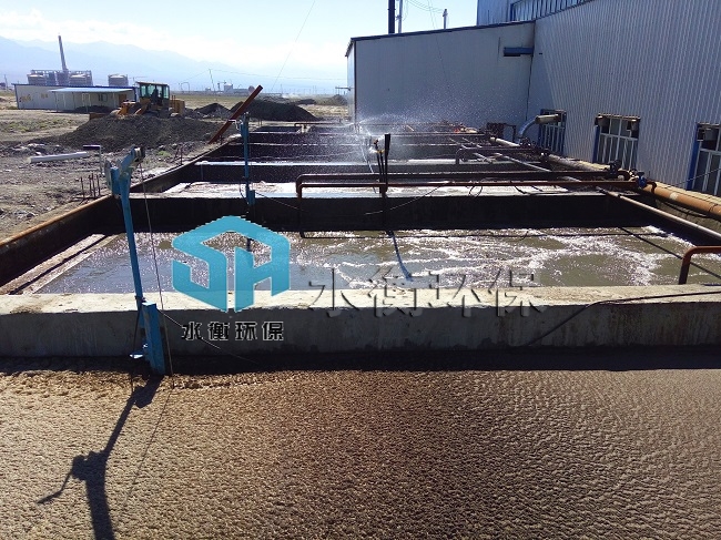 新疆（jiāng）洗羊毛廢水處理案例現場